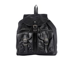 Venice Backpack, Leather, Black, 3*
